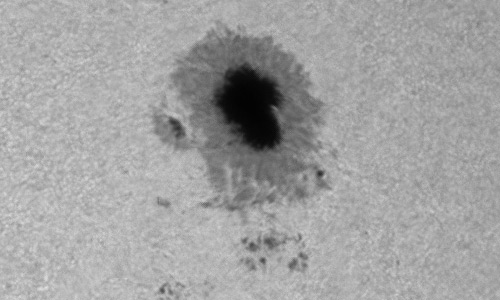 2024年10月11日の黒点（活動領域13848）