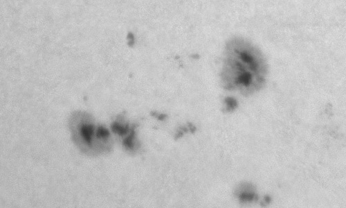 2024年10月11日の黒点（活動領域13854）