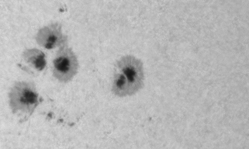 2024年10月12日の黒点（活動領域13850）