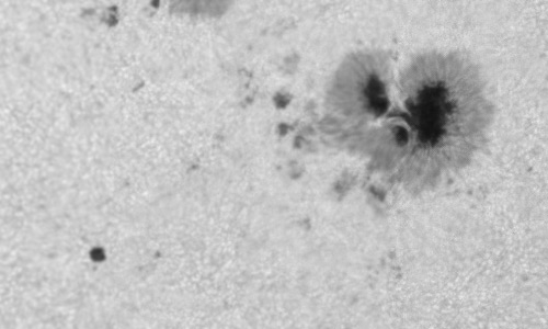 2024年10月14日の黒点（活動領域13852）