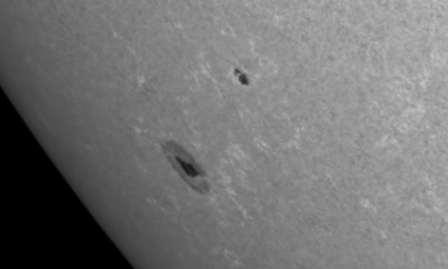 2024年10月15日の黒点（活動領域13857）