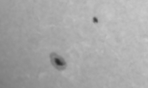 2024年10月16日の黒点（活動領域13857）