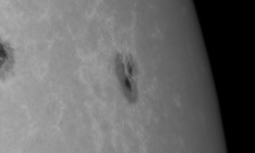 2024年10月18日の黒点（活動領域13852）