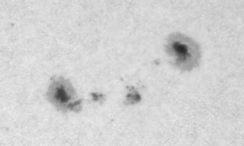 2024年10月18日の黒点（活動領域13856）