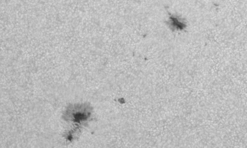 2024年10月18日の黒点（活動領域13857）