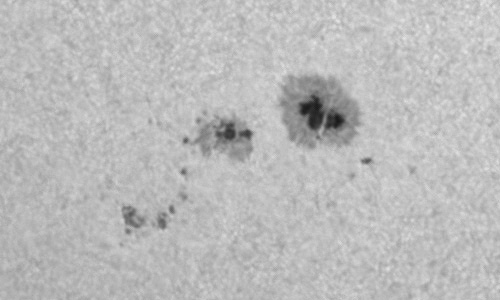 2024年10月22日の黒点（活動領域13863）