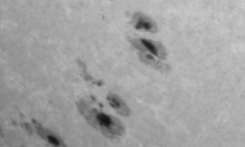 2024年10月25日の黒点（活動領域13869）