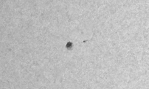 2024年10月25日の黒点（活動領域13874）