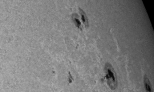 2024年11月2日の黒点（活動領域13871）