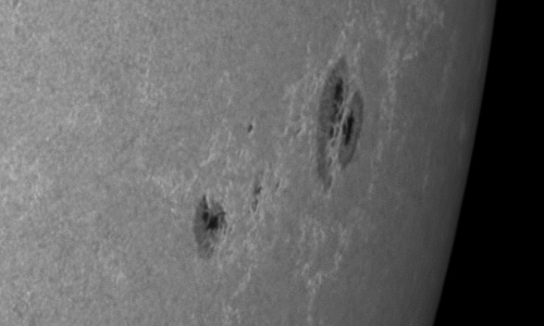 2024年12月21日の黒点（活動領域13922）