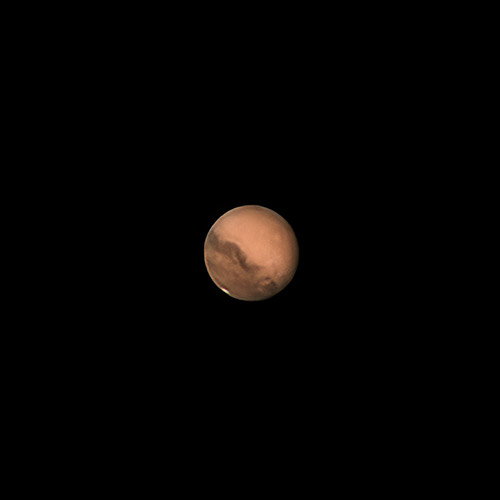 “2020年9月30日に撮影された火星”