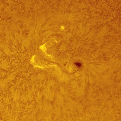 “2022年7月19日に撮影された太陽表面”